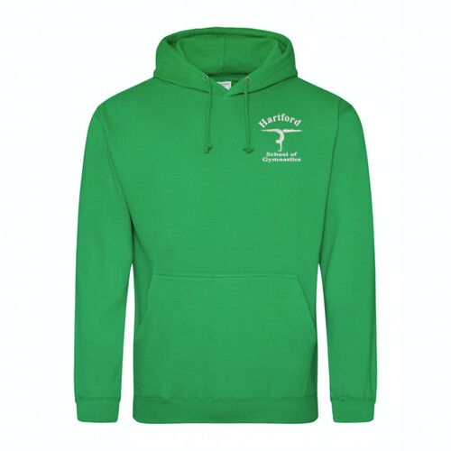 Hartford School Of Gymnastics Hoodie - Adult (Green) Thumbnail